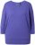 Ulla Popken Quick Drying Batwing Sleeve Tee Blueberry - Potištěná trička pro ženy - 