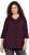 Ulla Popken Mixed Pattern Stripe 3/4 Sleeve Tee Black - Trička - 