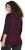 Ulla Popken Mixed Pattern Stripe 3/4 Sleeve Tee Black - Trička - 