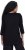 Ulla Popken Flower Epaulet 3/4 Sleeve Top Black - Potištěná trička pro ženy - 
