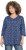 Ulla Popken Graphic Print Pleated 3/4 Sleeve Tee Blue - Trička - 