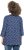 Ulla Popken Graphic Print Pleated 3/4 Sleeve Tee Blue - Trička - 
