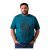 Men Plus T-Shirt Short Sleeve Lagoon Green - Trička - Trička nadměrné velikosti - 2XL-14XL