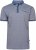 Kam Jeans 5525 Raised Dobby Fabric Polo with Tipping Indigo - Polokošile - Polokošile 2XL-8XL - Trička s límečkem 2XL-8XL