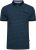 Kam Jeans 5527 AOP Pique Polo with Tipping on Collar/Cuffs Navy - Polokošile - Polokošile 2XL-8XL - Trička s límečkem 2XL-8XL
