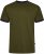 Kam Jeans 5781 Ringer Tee with Shoulder Tape Dark Olive - Trička - Trička nadměrné velikosti - 2XL-14XL