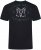 Kam Jeans 5793 Cedar Creek Reverse Print Tee Black - Trička - Trička nadměrné velikosti - 2XL-14XL