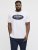 Jack & Jones Dover Denim O-Neck T-Shirt White - Trička - Trička nadměrné velikosti - 2XL-14XL