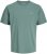 Jack & Jones College Logo Crew Neck T-Shirt Turquoise - Trička - Trička nadměrné velikosti - 2XL-14XL