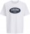 Jack & Jones Dover Denim O-Neck T-Shirt White - Trička - Trička nadměrné velikosti - 2XL-14XL