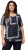 Ulla Popken Paisley A-Line Short Sleeve Tee Navy Blue - Potištěná trička pro ženy - 