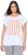 Ulla Popken LOVE Short Sleeve Graphic Tee Snow White - Potištěná trička pro ženy - 