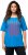Ulla Popken LOVE Short Sleeve Graphic Tee Sapphire Blue - Potištěná trička pro ženy - 