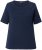 Ulla Popken TRUE Lettering Short Sleeve Tee Navy Blue - Potištěná trička pro ženy - 