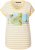 Ulla Popken Striped Short Sleeve Citrus Graphic Tee Sun Yellow - Potištěná trička pro ženy - 