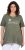 Ulla Popken Sunset Lettering Short Sleeve Graphic Tee Olive - Potištěná trička pro ženy - 