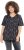 Ulla Popken Snake Print V-Neck Tee Graphite Grey - Potištěná trička pro ženy - 
