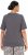 Ulla Popken Cactus Short Sleeve Graphic Tee Graphite Grey - Potištěná trička pro ženy - 
