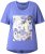 Ulla Popken Lady Of The Moon Short Sleeve Graphic Tee Lavender - Potištěná trička pro ženy - 