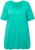 Ulla Popken Essential Front Pleat Tee Turquoise Green - Trička - 