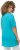 Ulla Popken Essential Front Pleat Tee Deep Aqua - Trička - 