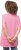 Ulla Popken Essential Front Pleat Tee Light Pink - Trička - 