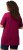 Ulla Popken Essential Front Pleat Tee Magnolia Red - Trička - 
