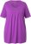 Ulla Popken Essential Front Pleat Tee Purple - Trička - 