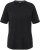 Ulla Popken Piping Accent Functional UVP 50+ Stretch Knit Top Black - Trička - 