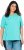 Ulla Popken Piping Accent Functional UVP 50+ Stretch Knit Top Aqua Green - Trička - 