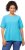 Ulla Popken Piping Accent Functional UVP 50+ Stretch Knit Top Bright Turquoise - Trička - 