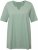 Ulla Popken Essential Notch Neck Stretch Tee Light Moss Green - Trička - 