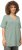 Ulla Popken Essential Notch Neck Stretch Tee Light Moss Green - Trička - 