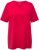Ulla Popken Essential Notch Neck Stretch Tee Red - Trička - 