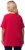 Ulla Popken Essential Notch Neck Stretch Tee Red - Trička - 