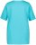 Ulla Popken Essential Notch Neck Stretch Tee Deep Aqua - Trička - 
