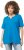 Ulla Popken Essential Notch Neck Stretch Tee Sapphire Blue - Trička - 