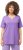 Ulla Popken Essential Notch Neck Stretch Tee Pale Lilac - Trička - 