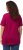 Ulla Popken Essential Notch Neck Stretch Tee Magnolia Red - Trička - 