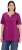 Ulla Popken Essential Notch Neck Stretch Tee Berry - Trička - 