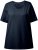 Ulla Popken Essential Round Neck Stretch Tee Navy Blue - Trička - 