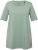 Ulla Popken Essential Square Neck Stretch Tee Light Moss Green - Trička - 