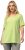 Ulla Popken Essential Square Neck Stretch Tee Lime Green - Trička - 