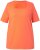 Ulla Popken Essential Square Neck Stretch Tee Coral Pink - Trička - 