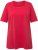Ulla Popken Essential Square Neck Stretch Tee Dark Pink - Trička - 