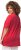 Ulla Popken Essential Square Neck Stretch Tee Dark Pink - Trička - 