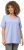 Ulla Popken Essential Square Neck Stretch Tee Sky Blue - Trička - 