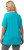 Ulla Popken Essential Square Neck Stretch Tee Deep Aqua - Trička - 