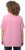 Ulla Popken Essential Square Neck Stretch Tee Light Pink - Trička - 