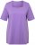 Ulla Popken Essential Square Neck Stretch Tee Pale Lilac - Trička - 